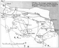 Map 7: 21st Nov: The 
German armour hurries north pursued by 4th and 22nd Armoured Brigades