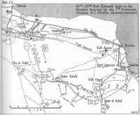 Map 10: 24th–26th 
Nov: Rommel’s (lath to the frontier harried by the r Armoured Division