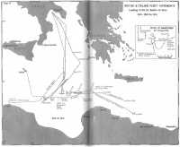 Map 19: British & 
Italian fleet movements leading to the 1st Battle of Sirte, 16th–18th Dec 1941