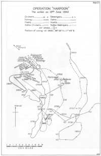 Map 33: Operation 
“HARPOON”