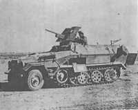German half-tracked 
armoured infantry carrier
