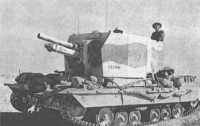 A Bishop, the first British 
self-propelled gun to reach the Middle East, July 1942