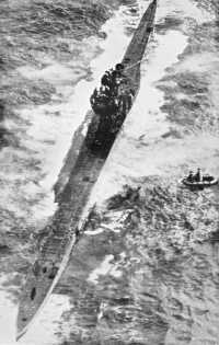 The U-boat which 
surrendered to an aircraft