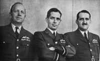 Three of the victorious 
air team in the Middle East