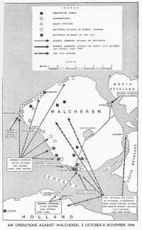 Air operations against 
Walcheren, 3 October–8 November 1944