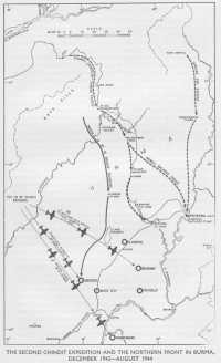 The second Chindit 
expedition and the northern front in Burma, December 1943–August 1944