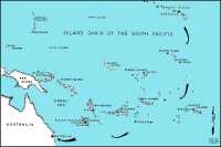 Island chain of the South 
Pacific