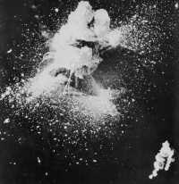 Heavy Bombers Hit Ammo 
Ship off Bizerte, 6 April 1943