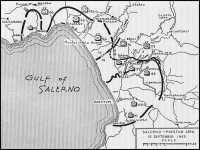 Map 25: 
Salerno–Paestum Area