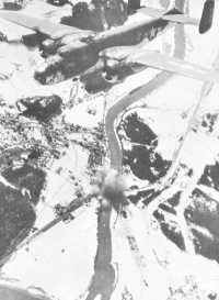 B-25 hits bridge at 
Brixlegg