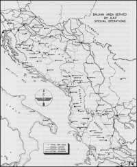 Balkan Area Served By AAF 
Special Operations