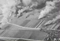 Strafing attack by 353rd 
fighter group 16 April 1945