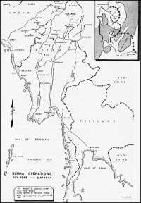 Map 22: Burma Operations 
Nov