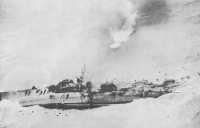 B-25’s of the 345th 
Bombardment Group Sink Frigate Near Amoy, 6 April 1945
