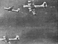 Japanese Defenses – 
Fighter Making a Pass under B-29