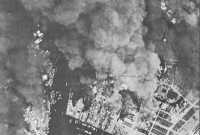 Incendiary attack on 
Osaka