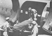 Air evacuation from 
China: Hand loading on C-46
