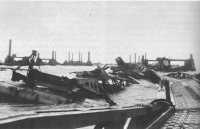 US Mulberry after the 
storm of 19–22 June