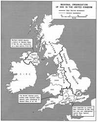 Map 2: Regional 
Organization of SOS in the United Kingdom