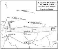 Map 7: Plan of MULBERRY A 
at OMAHA Beach