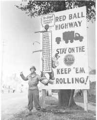 Directing traffic along the 
Red Ball Route