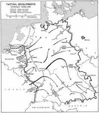 Map 6 Tactical Developments 
8 February-8 May 1945