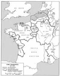 Map 7: COMZ Boundaries 
April 1945