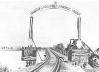 Single-track railroad 
bridge at Mainz constructed by Engineer Group B