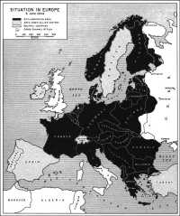 Map 1: Situation in Europe 
6 June 1944