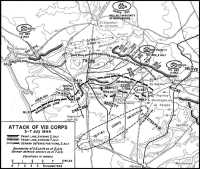 Map 3: Attack of VII Corps, 
3–7 July 1944