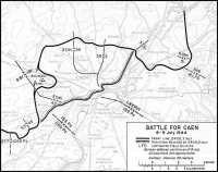 Map 6: Battle for Caen, 
8–9 July 1944
