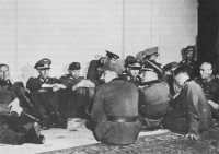 High-ranking German 
prisoners in the Hôtel Majestic