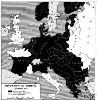 Map 1: Situation in Europe, 
1 September 1944