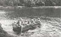 Members of 2nd Battalion, 
11th Infantry, cross the river at Dornot