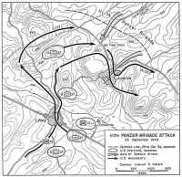 Map 6: 111th Panzer Brigade 
Attack, 22 September 1944
