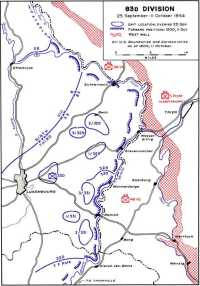 Map XXV: 83rd Division, 25 
September–11 October 1944