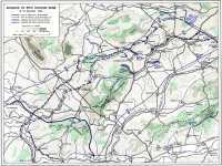Map XXVIII: Advance in 35th 
Division Zone, 8–15 November 1944