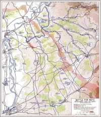 Map XXXI: Battle for Metz, 
Envelopment from the North, 15–19 November 1944