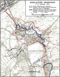 Map XL: Saarlautern 
Bridgehead, 3–19 December 1944