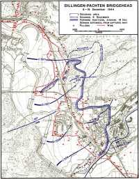 Map XLI: 
Dillingen–Pachten Bridgehead, 6–19 December 1944
