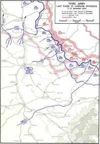 Map XLII: Third Army, Last 
Phase of Lorraine Offensive, 3–19 December 1944