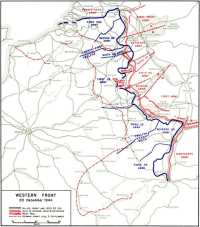 Map XLIII: Western Front, 20 
December 1944