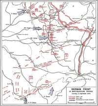 Map V: German Front in 
Northeastern France, Evening, 5 September 1944