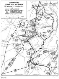 Map 3: Operations in the 
Peel Marshes 29 September-3 December 1944