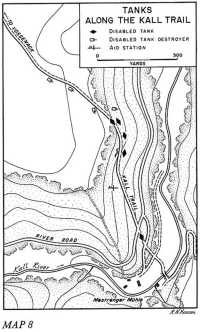 Map 8: Tanks Along the Kall 
Trail