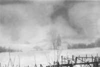 6th Armored Division Tanks 
in Snowstorm Near Wardin