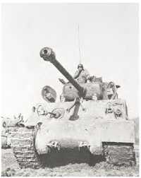 M4A3 Sherman tank with 
76-mm