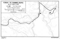 Map 4: Foray to Hammelburg, 
25–27 March 1945