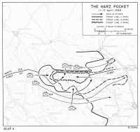 Map 6: The Harz Pocket, 
11–17 April 1945