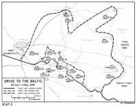Map 8: Drive to the Baltic, 
29 April-2 May 1945